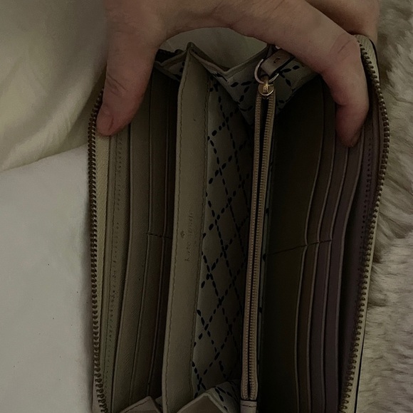 Kate Spade Zip-Around Wallet color block 2 tone - Picture 3 of 4